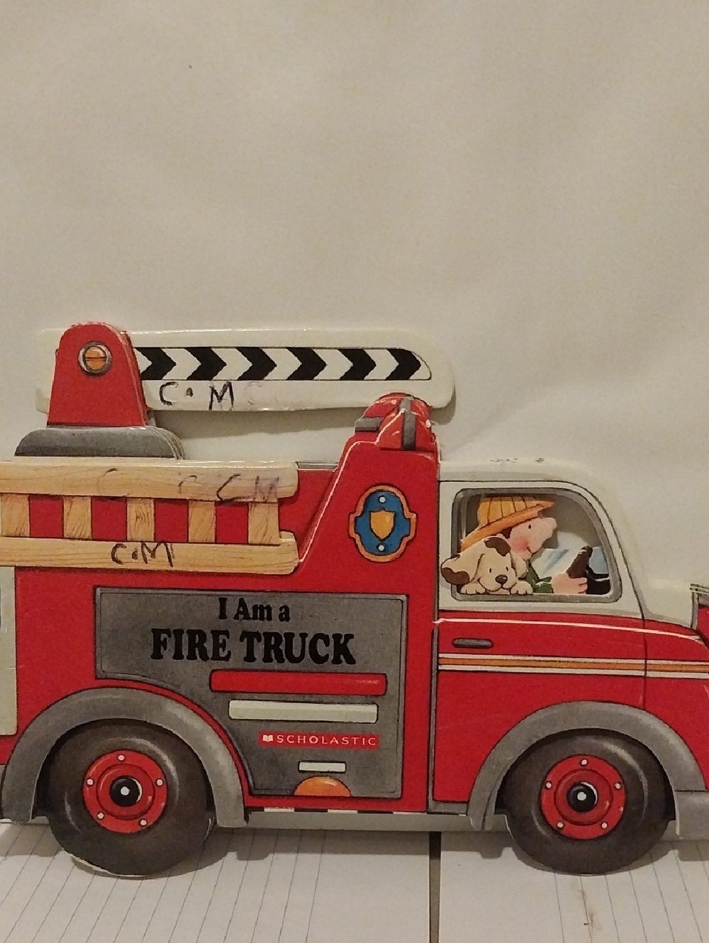 Scholastic Red Fire Truck Children's Board Book